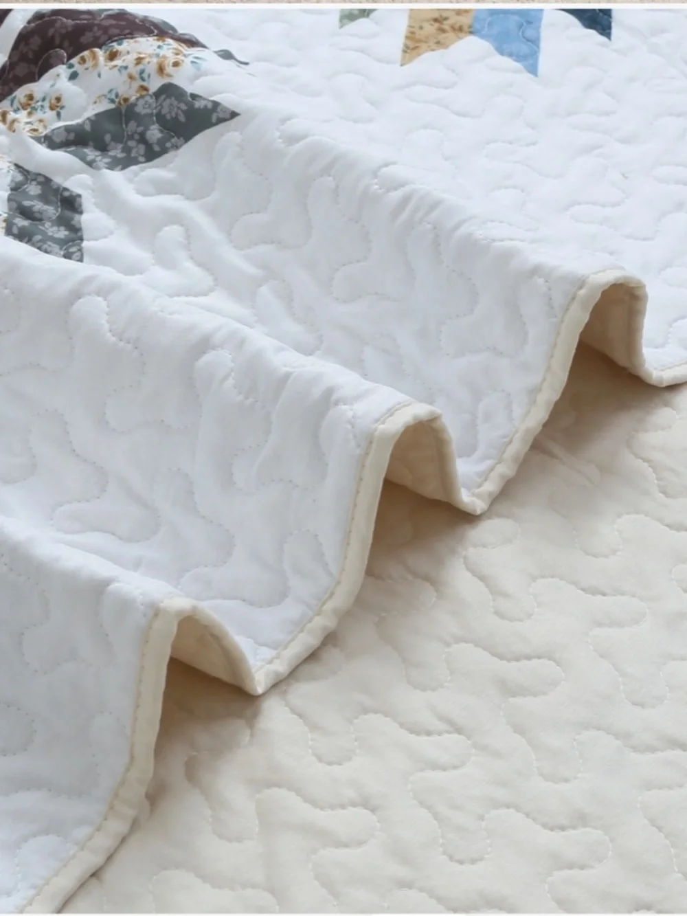 Barn Quilt Star Printed Quilted Throw Blanket